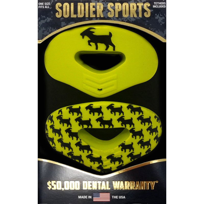 Soldier Sports GOAT Shadow Elite Air Lip Protector Mouthguard 2-Pack
