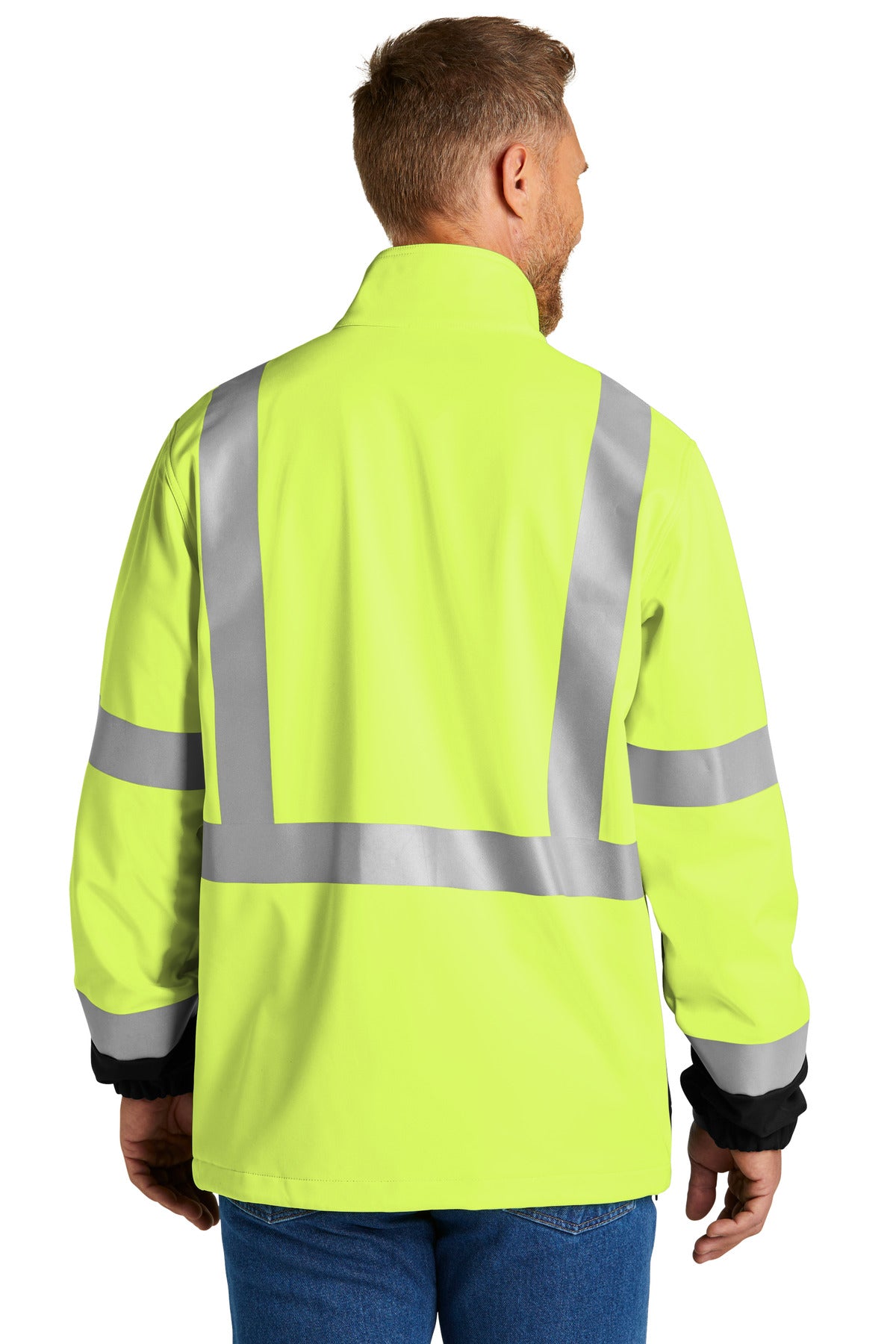 CornerStone Men's ANSI 107 Class 3 Soft Shell Jacket CSJ503 CornerStone