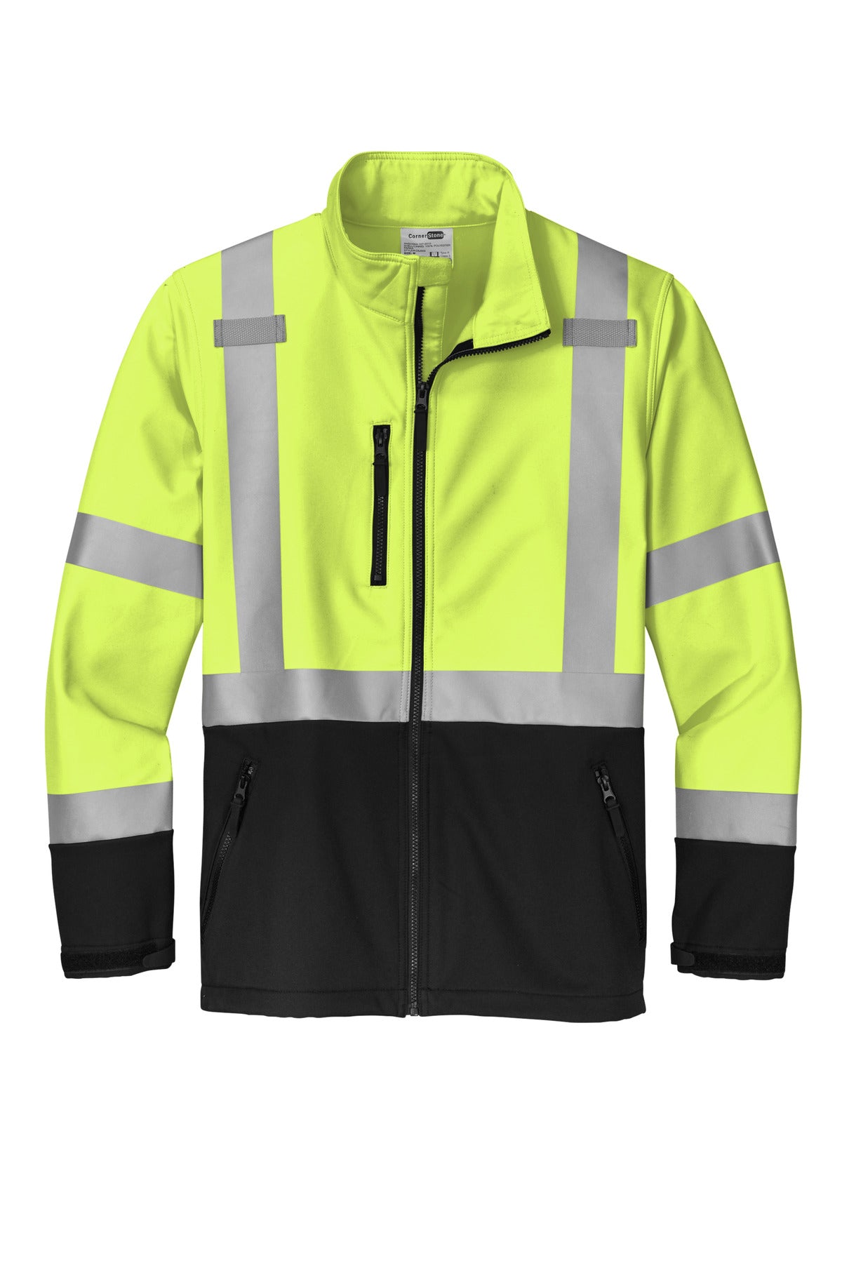 CornerStone Men's ANSI 107 Class 3 Soft Shell Jacket CSJ503 CornerStone