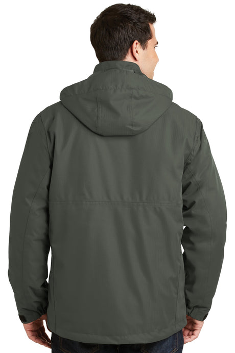 Port Authority Men's Herringbone 3-in-1 Parka - J302 Port Authority