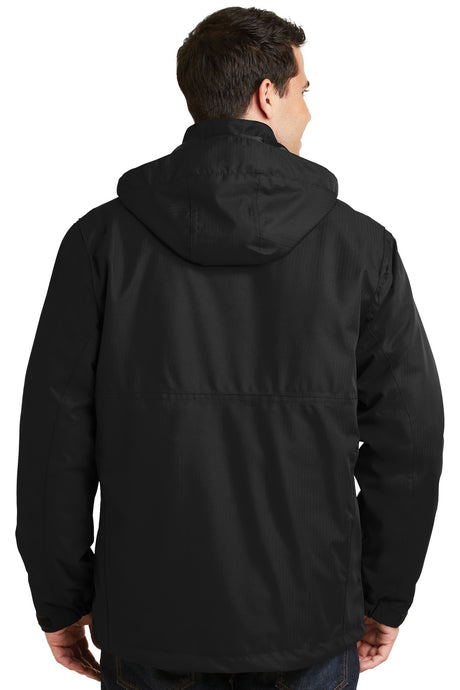 Port Authority Men's Herringbone 3-in-1 Parka - J302 Port Authority