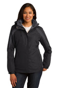 Port Authority Ladies Colorblock 3-in-1 Jacket. L321 Port Authority