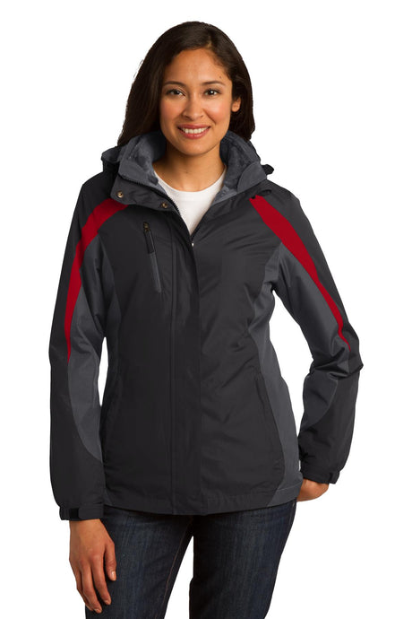 Port Authority Ladies Colorblock 3-in-1 Jacket. L321 Port Authority