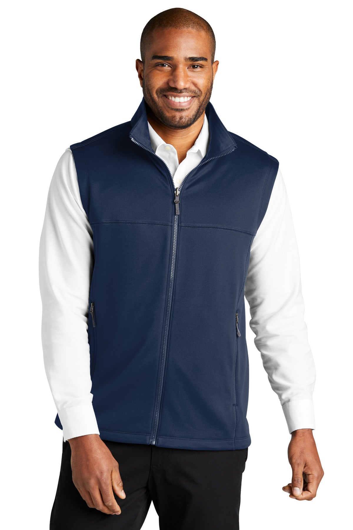 Port Authority Men's Collective Smooth Fleece Vest. F906 Port Authority