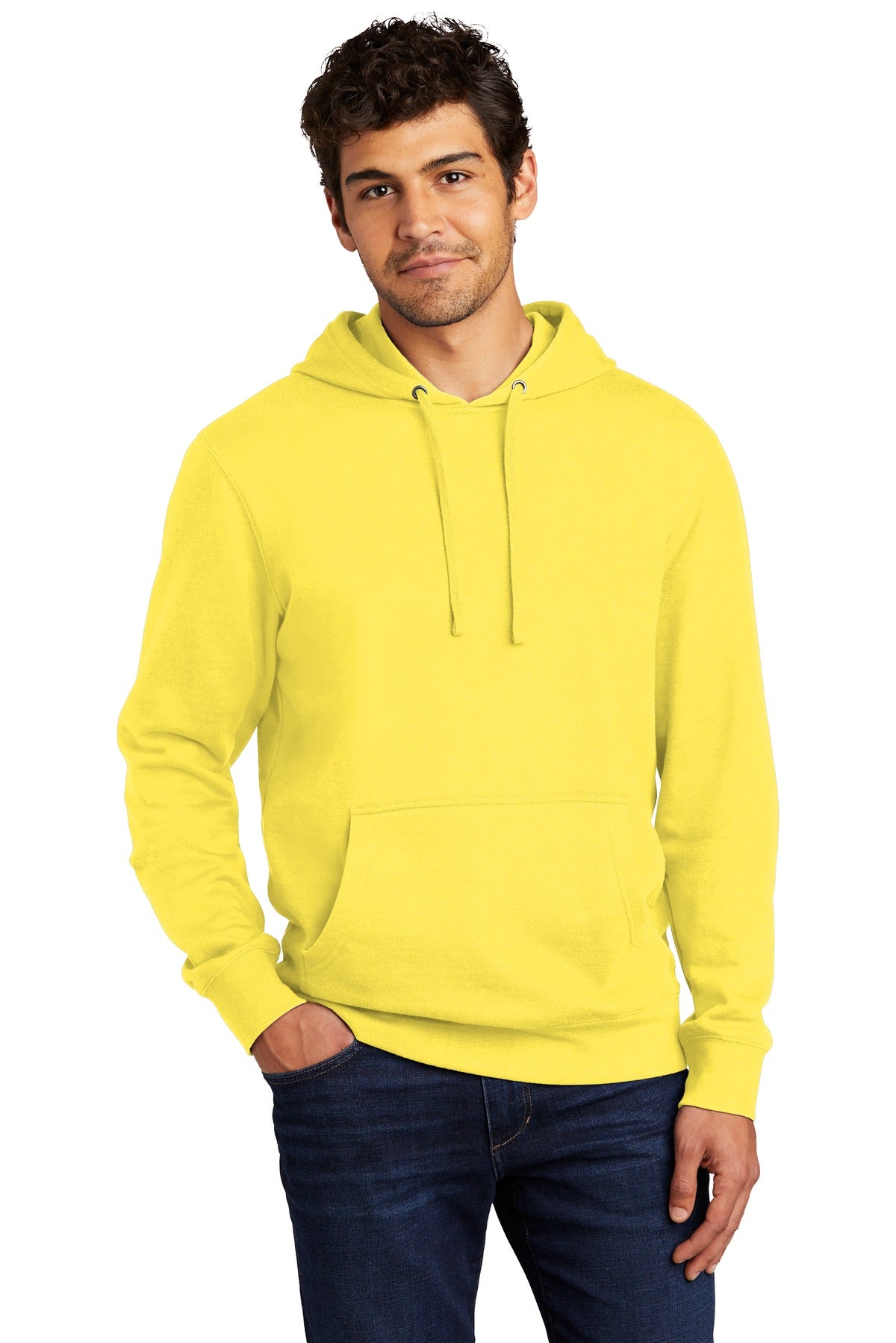 District Men's V.I.T.Fleece Hoodie DT6100 2 of 3 District