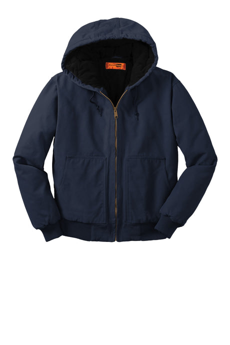 CornerStone Men's Washed Duck Cloth Insulated Hooded Work Jacket - CSJ41 CornerStone