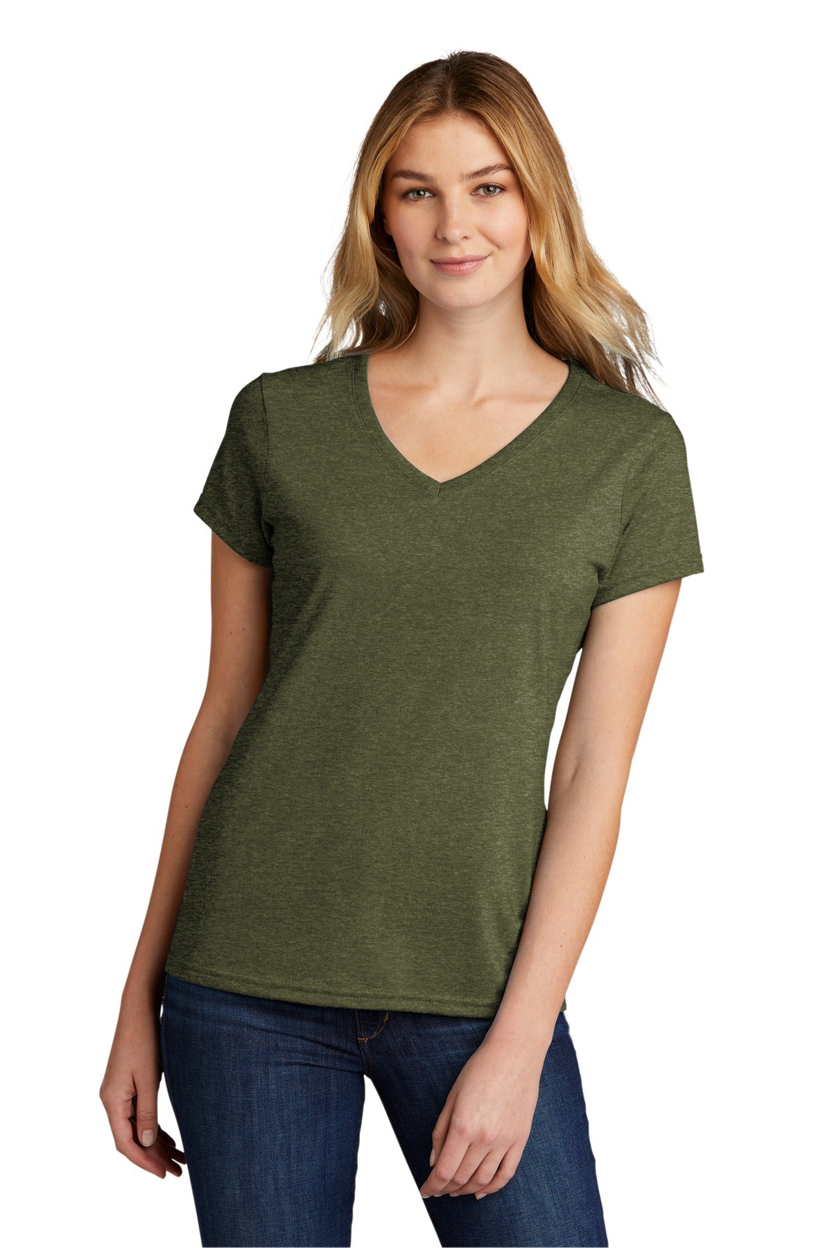 Port & Company Women's Tri-Blend V-Neck Tee Port & Company