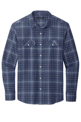 Port Authority Long Sleeve Ombre Plaid Shirt. W672 Port Authority
