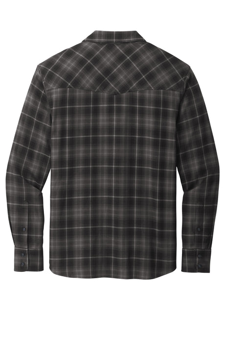 Port Authority Long Sleeve Ombre Plaid Shirt. W672 Port Authority