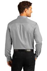 Port Authority Men's Long Sleeve SuperPro React Twill Shirt. W808 1 of 2