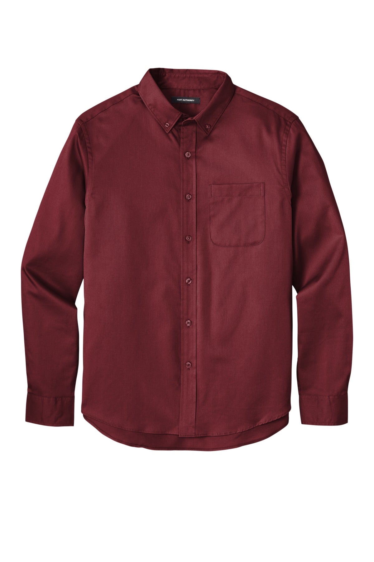 Port Authority Men's Long Sleeve SuperPro React Twill Shirt. W808 1 of 2