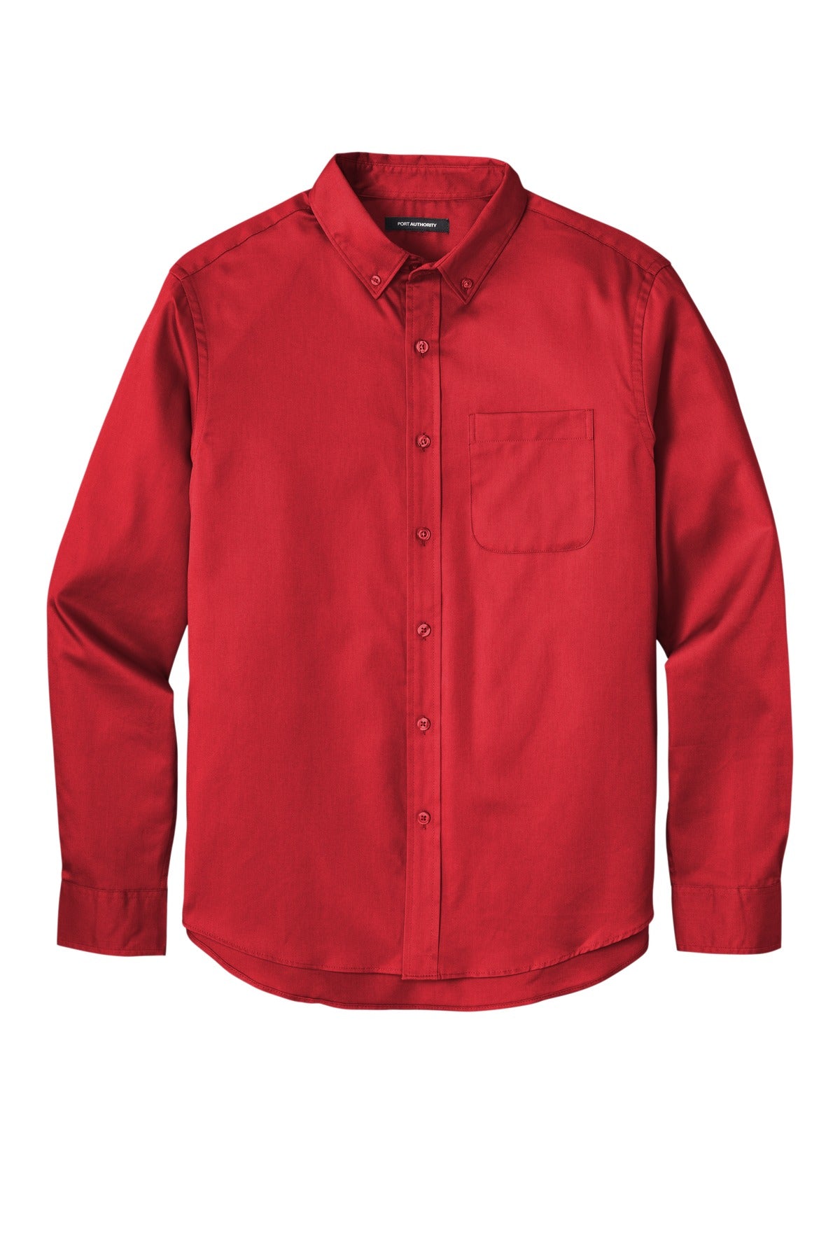 Port Authority Men's Long Sleeve SuperPro React Twill Shirt. W808 1 of 2