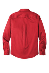 Port Authority Men's Long Sleeve SuperPro React Twill Shirt. W808 1 of 2