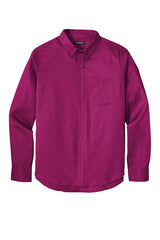 Port Authority Men's Long Sleeve SuperPro React Twill Shirt. W808 1 of 2