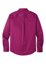 Port Authority Men's Long Sleeve SuperPro React Twill Shirt. W808 1 of 2