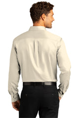Port Authority Men's Long Sleeve SuperPro React Twill Shirt. W808 1 of 2