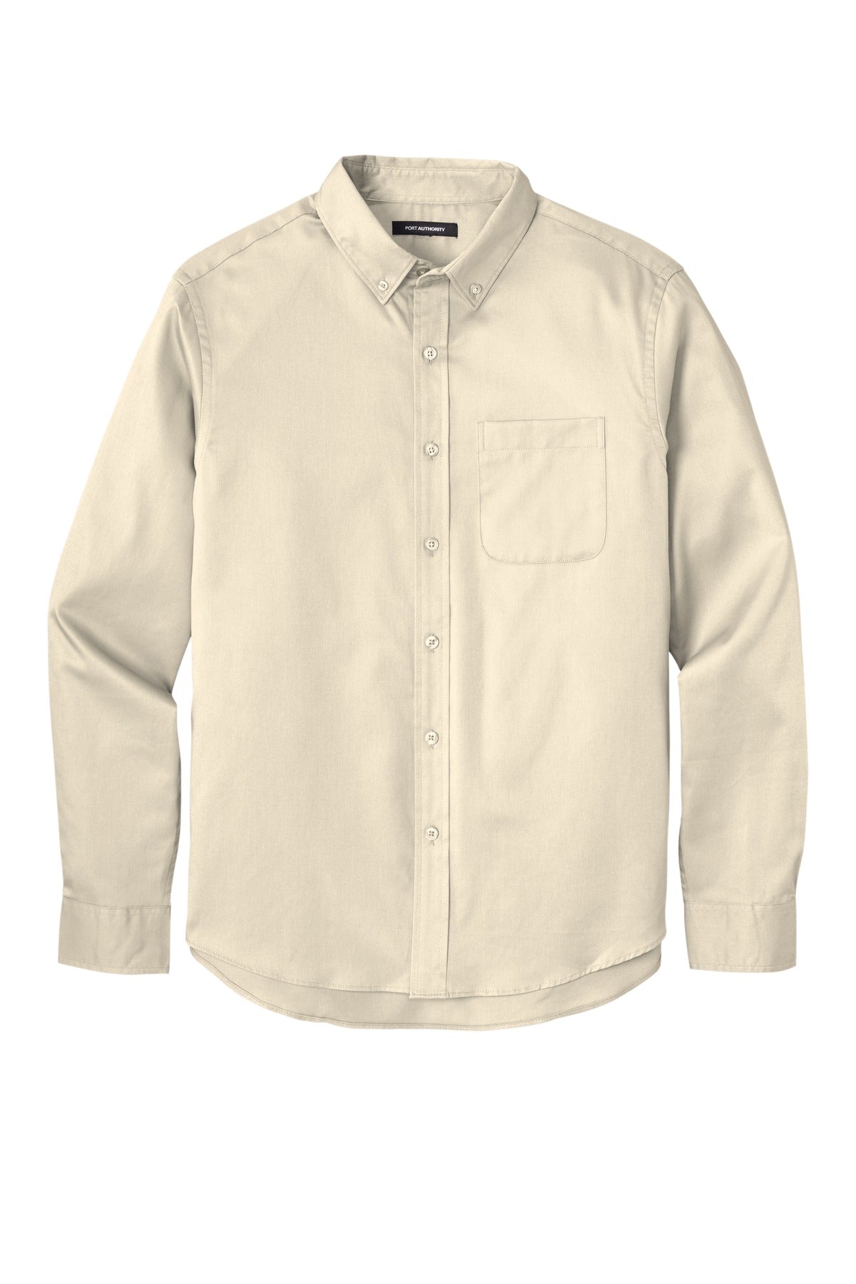 Port Authority Men's Long Sleeve SuperPro React Twill Shirt. W808 1 of 2