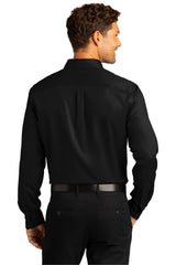 Port Authority Men's Long Sleeve SuperPro React Twill Shirt. W808 1 of 2