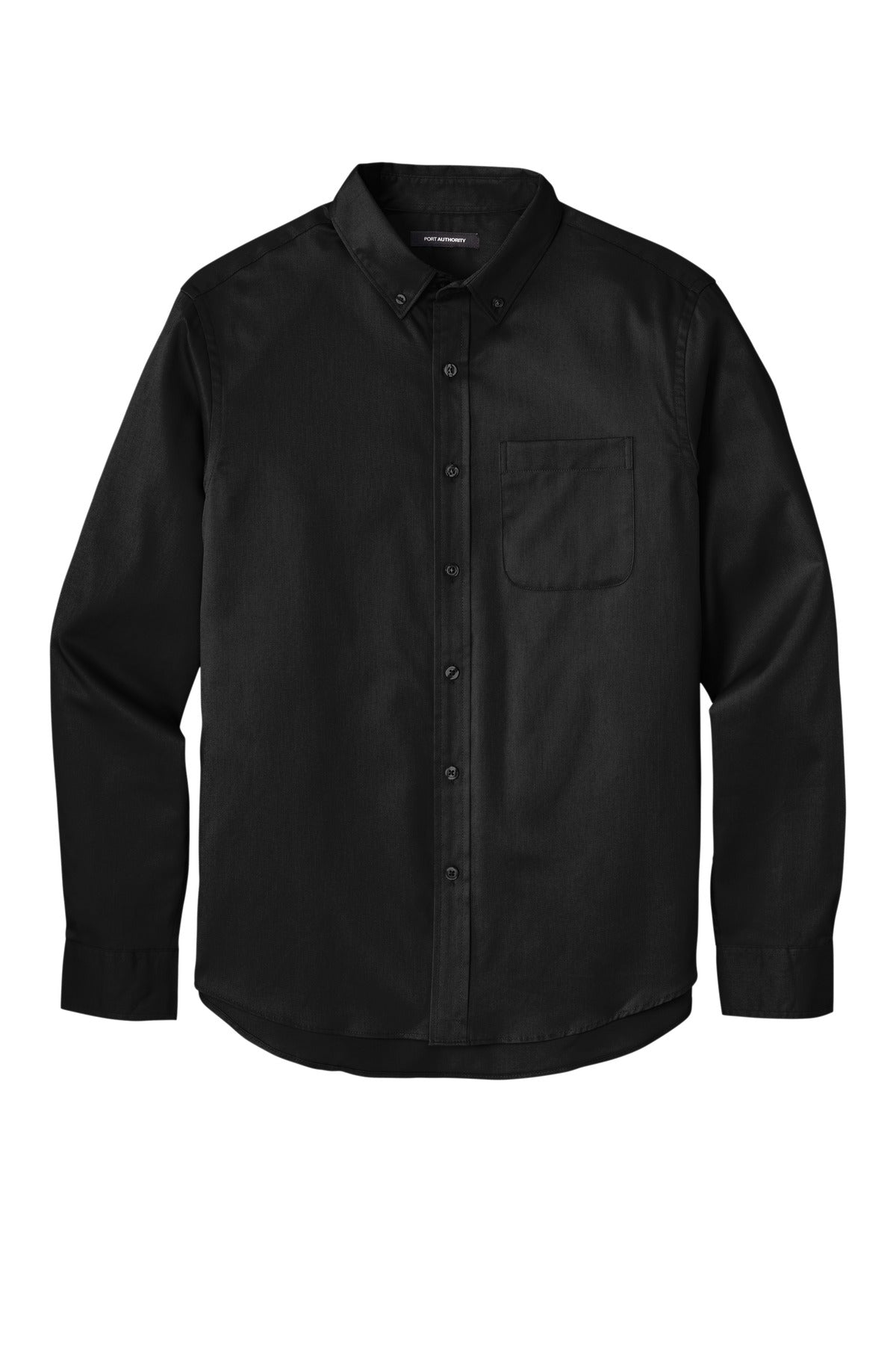 Port Authority Men's Long Sleeve SuperPro React Twill Shirt. W808 1 of 2