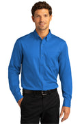 Port Authority Long Sleeve SuperPro React Twill Shirt. W808 2 of 2