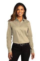 Port Authority Ladies Long Sleeve SuperPro ReactTwill Shirt. LW808 Port Authority