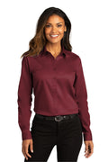Port Authority Ladies Long Sleeve SuperPro ReactTwill Shirt. LW808 Port Authority