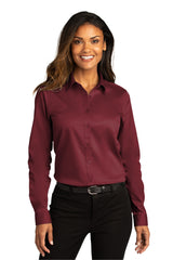 Port Authority Ladies Long Sleeve SuperPro ReactTwill Shirt. LW808 Port Authority