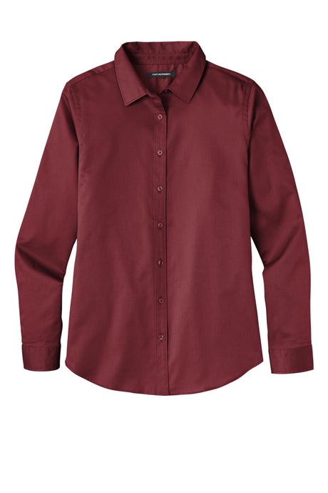 Port Authority Ladies Long Sleeve SuperPro ReactTwill Shirt. LW808 Port Authority