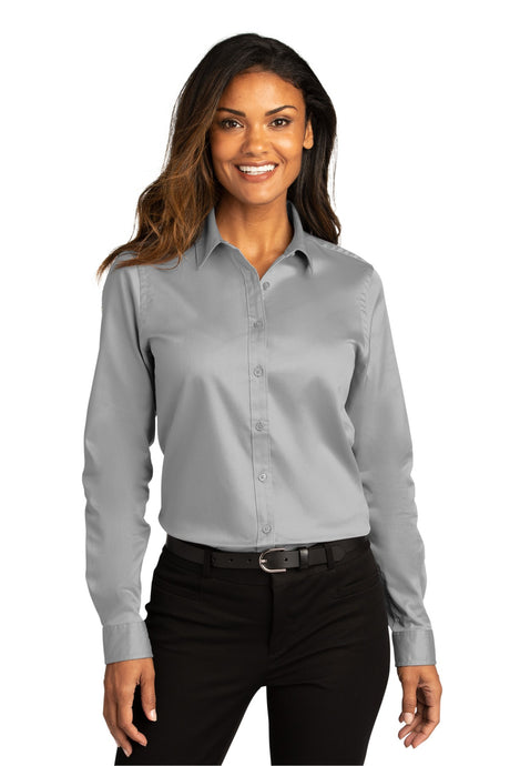 Port Authority Ladies Long Sleeve SuperPro ReactTwill Shirt. LW808 Port Authority