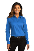 Port Authority Ladies Long Sleeve SuperPro ReactTwill Shirt. LW808 Port Authority
