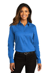 Port Authority Ladies Long Sleeve SuperPro ReactTwill Shirt. LW808 Port Authority
