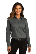 Port Authority Ladies Long Sleeve SuperPro ReactTwill Shirt. LW808 Port Authority