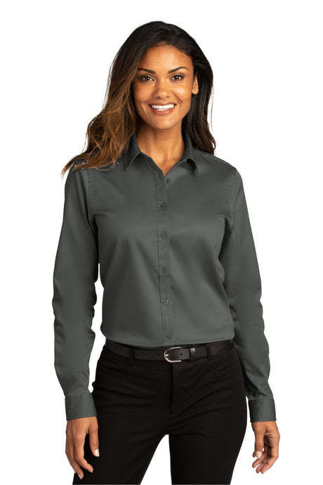 Port Authority Ladies Long Sleeve SuperPro ReactTwill Shirt. LW808 Port Authority