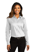 Port Authority Ladies Long Sleeve SuperPro ReactTwill Shirt. LW808 Port Authority