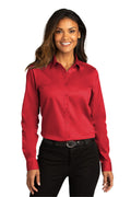 Port Authority Ladies Long Sleeve SuperPro ReactTwill Shirt. LW808 Port Authority
