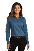 Port Authority Ladies Long Sleeve SuperPro ReactTwill Shirt. LW808 Port Authority