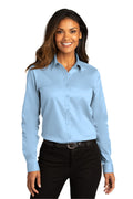 Port Authority Ladies Long Sleeve SuperPro ReactTwill Shirt. LW808 Port Authority