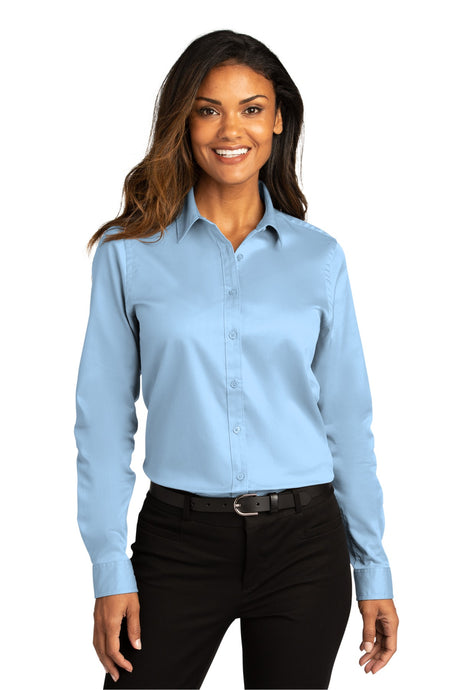 Port Authority Ladies Long Sleeve SuperPro ReactTwill Shirt. LW808 Port Authority