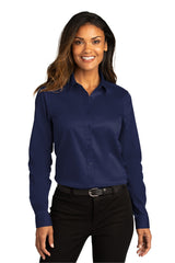 Port Authority Ladies Long Sleeve SuperPro ReactTwill Shirt. LW808 Port Authority
