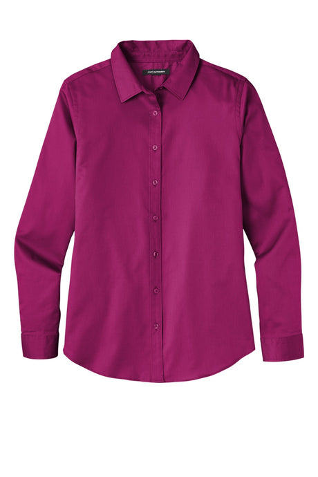 Port Authority Ladies Long Sleeve SuperPro ReactTwill Shirt. LW808 Port Authority