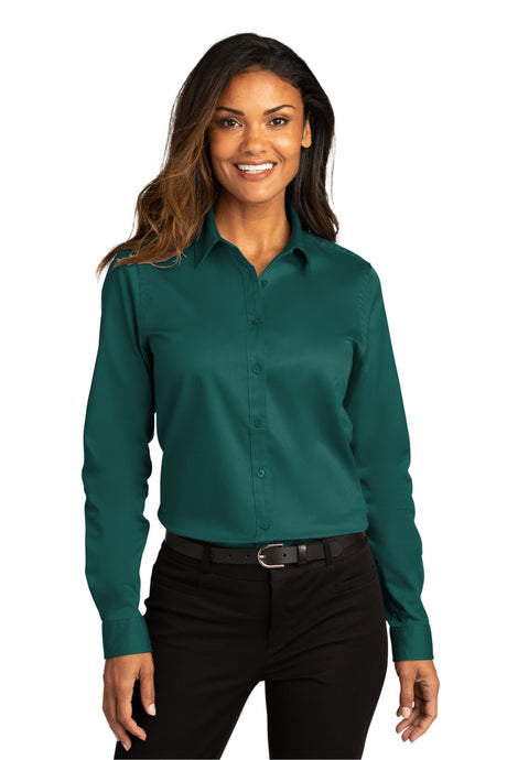 Port Authority Ladies Long Sleeve SuperPro ReactTwill Shirt. LW808 Port Authority