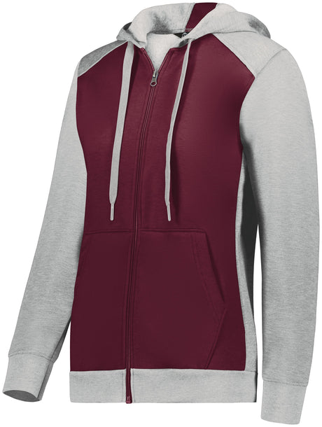 Augusta Women's Three-Season Fleece Full Zip Hoodie Augusta