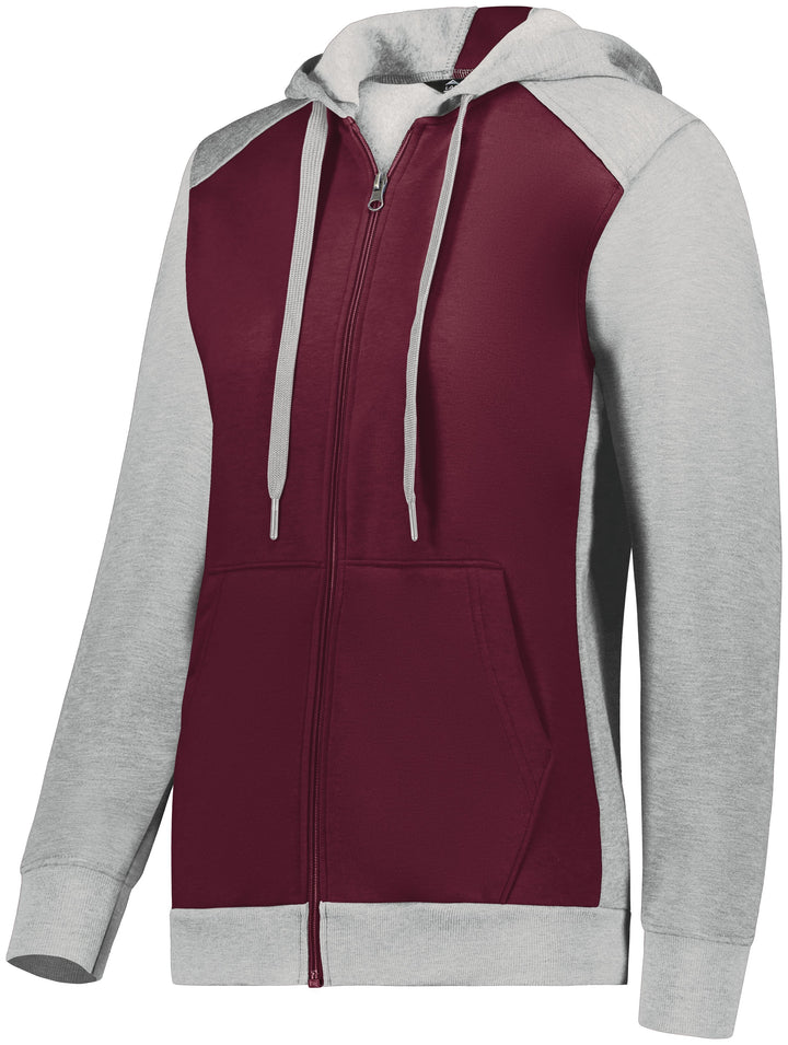 Augusta Women's Three-Season Fleece Full Zip Hoodie Augusta