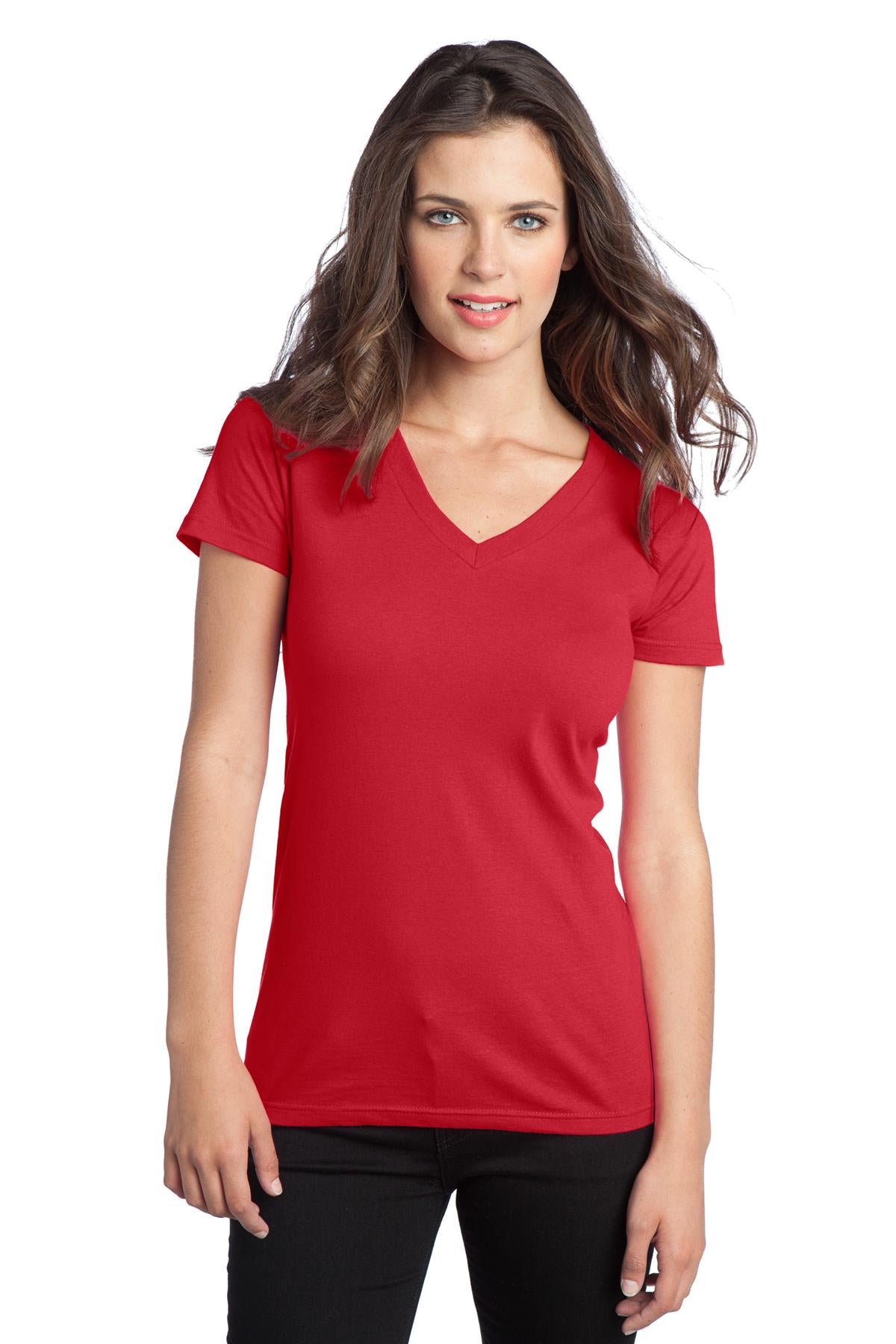 District - Juniors The Concert Tee V-Neck. DT5501 District