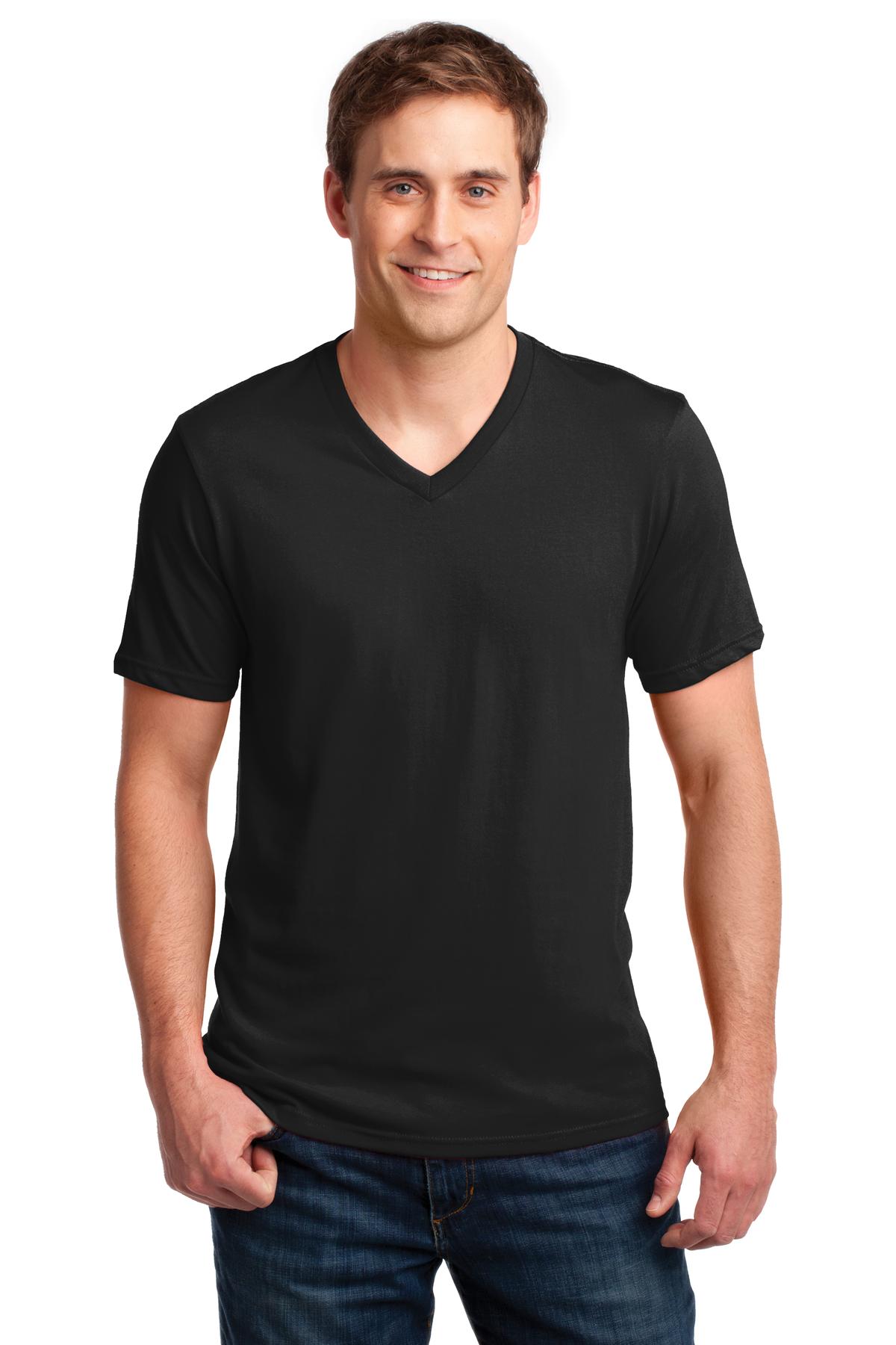 Anvil Men's 100% Combed Ring Spun Cotton V-Neck T-Shirt Anvil