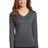 Sport-Tek Women's Long Sleeve Heather Contender V-Neck Tee LST360LS Womens Apparel Shirts & Tops