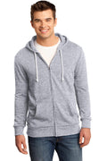 District - Young Mens Core Fleece Full-Zip Hoodie DT190 District