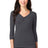 Port Authority Ladies Concept Stretch 3/4-Sleeve Scoop Henley. LM1007 Womens Apparel Shirts & Tops