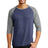 Anvil Men's Tri-Blend 3/4-Sleeve Raglan Tee Anvil