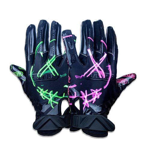 Battle Adult Nightmare 2.0 Cloaked Football Gloves Battle